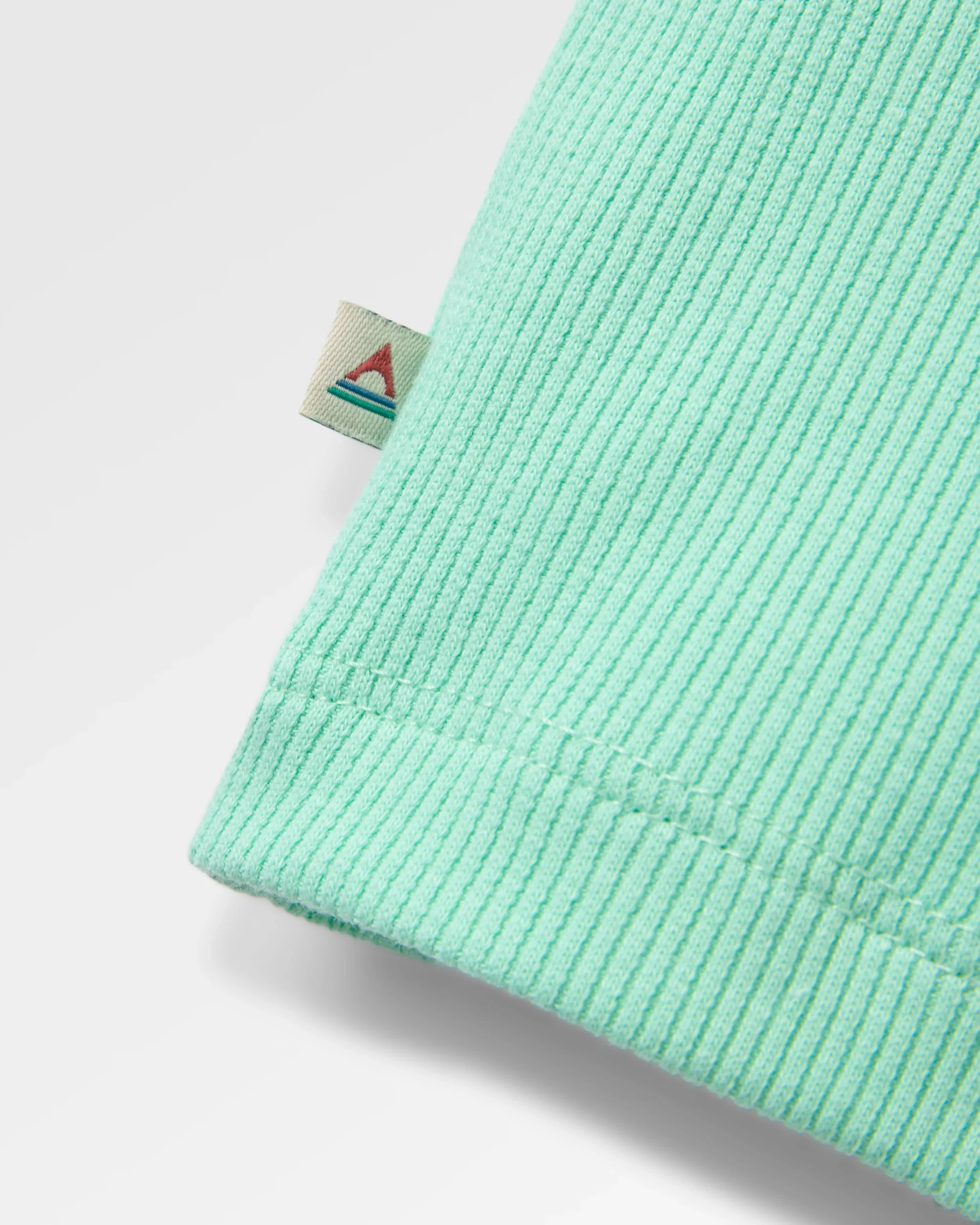 Easy Days Ribbed Graphic Vest - Aquamarine - Image 4