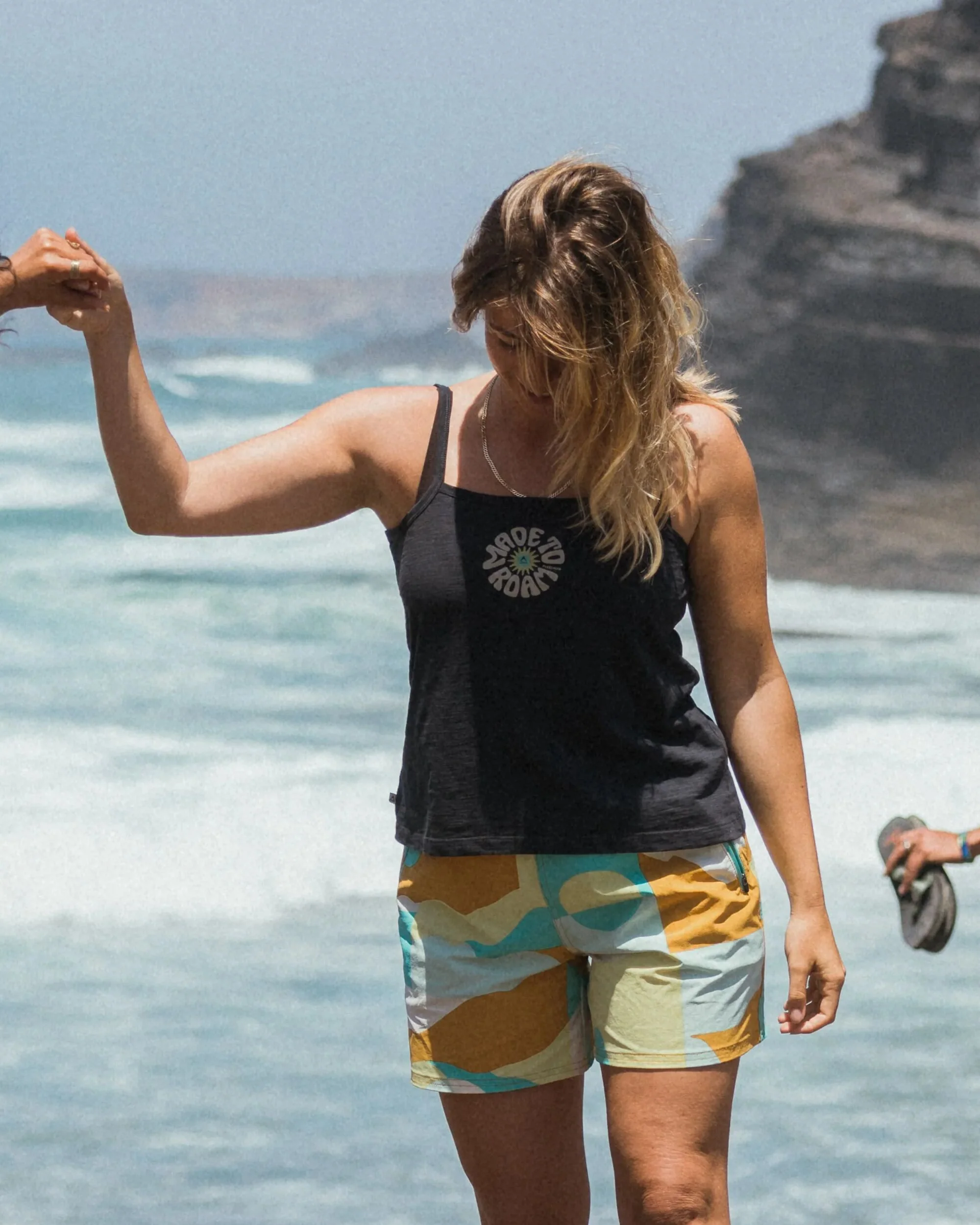 Easy Days Strappy Vest - Black - Image 4