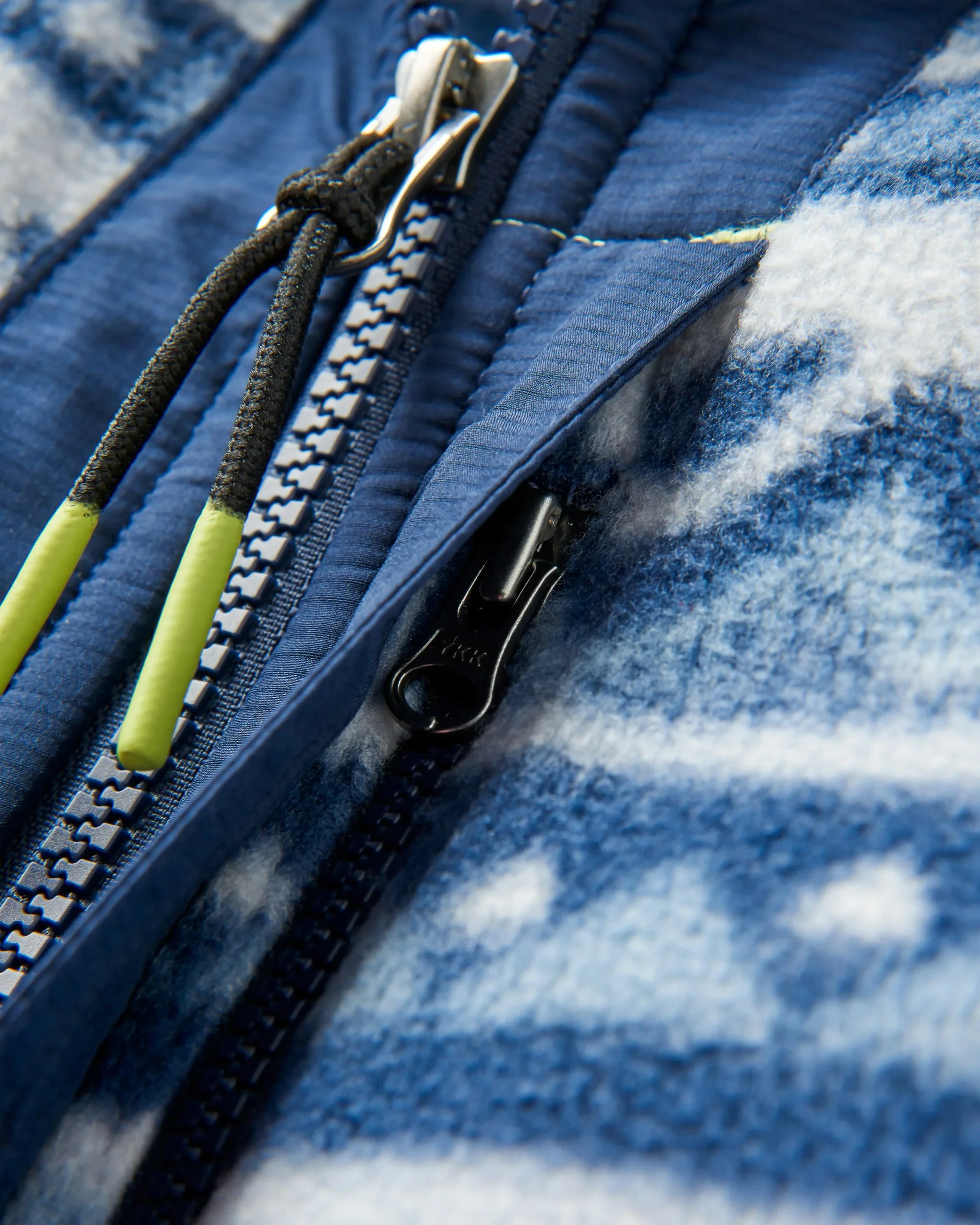 Ebb Polar Fleece - Mountain Geo Grey Blue - Image 11