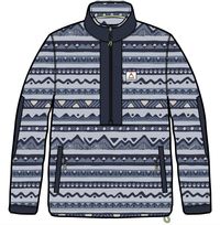 Ebb Polar Fleece - Mountain Geo Grey Blue - Image 14