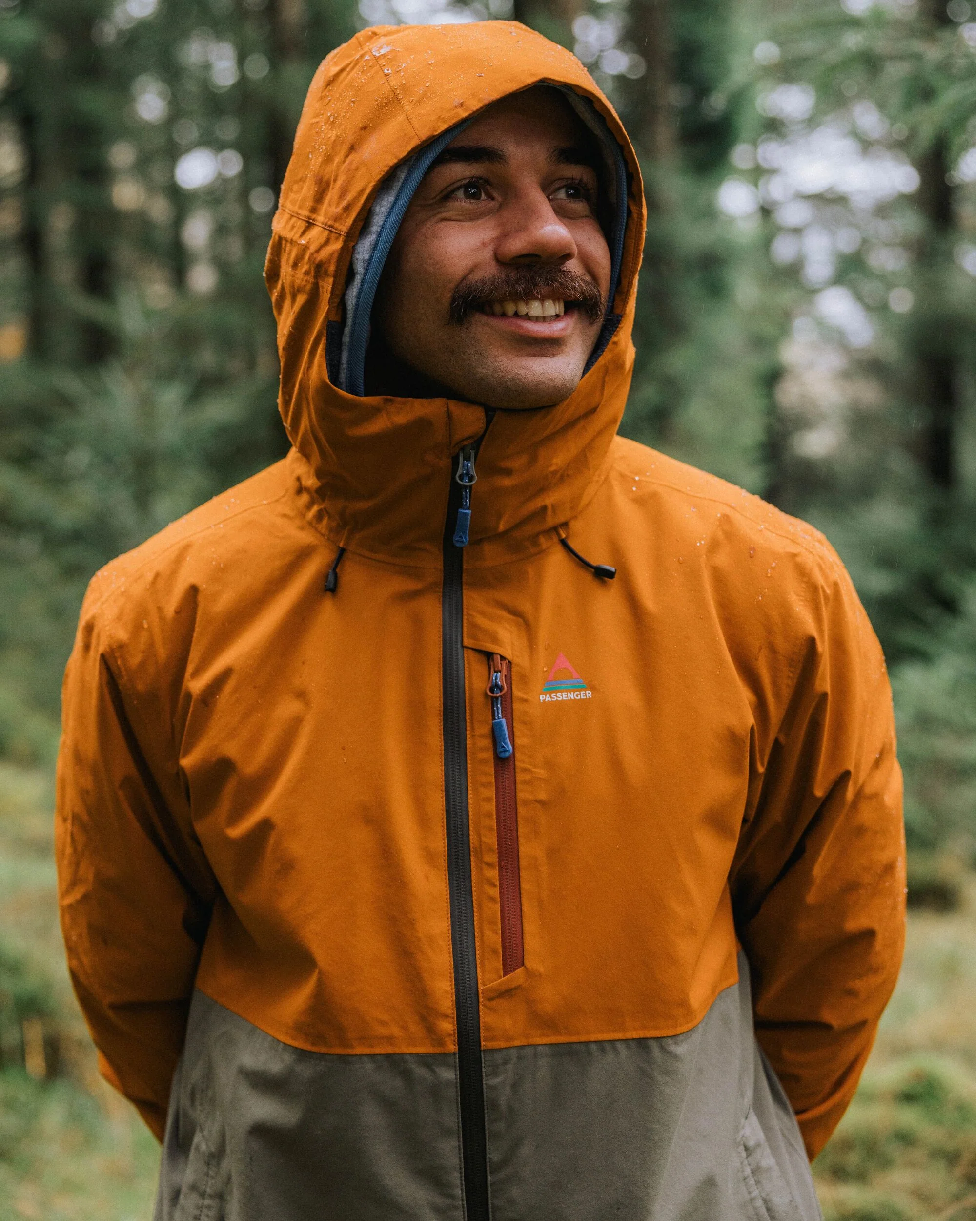 Eclipse Insulated Waterproof Jacket - Retro Orange/Dusty Olive - Image 4