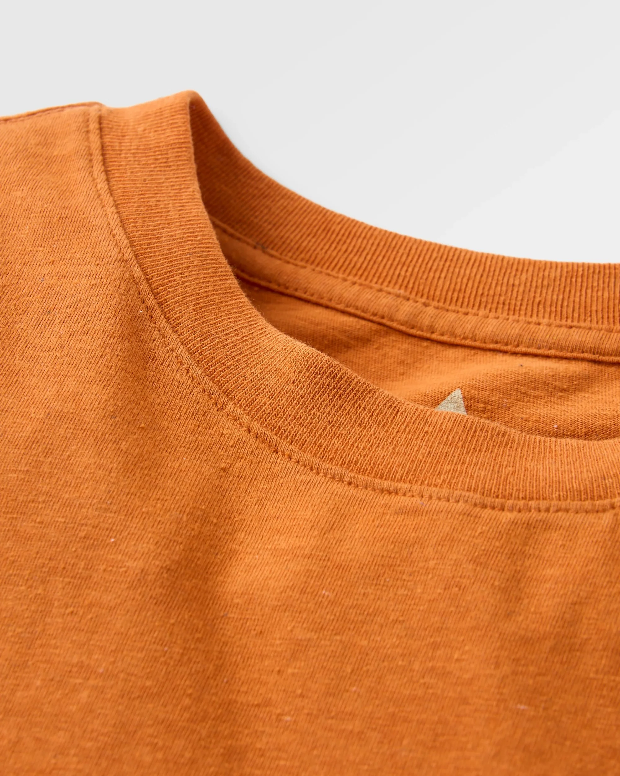 Elbio Relaxed Fit T-Shirt - Sunset Orange Marl - Image 3