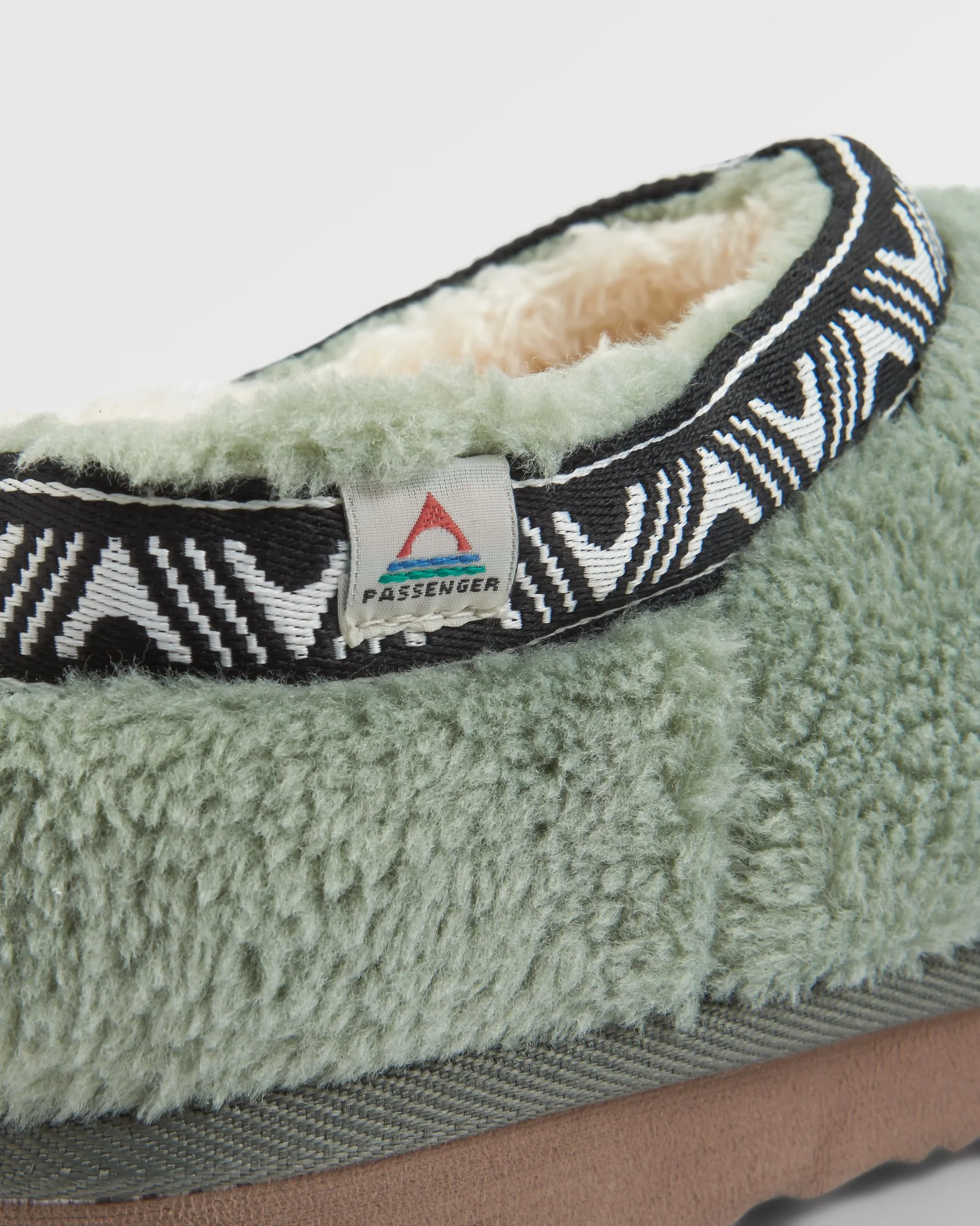 Ember Sherpa Fleece Slipper - Pistachio - Image 3