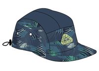 Emerge 5 Panel Trail Cap - Palm Camo Moonlight - Image 8