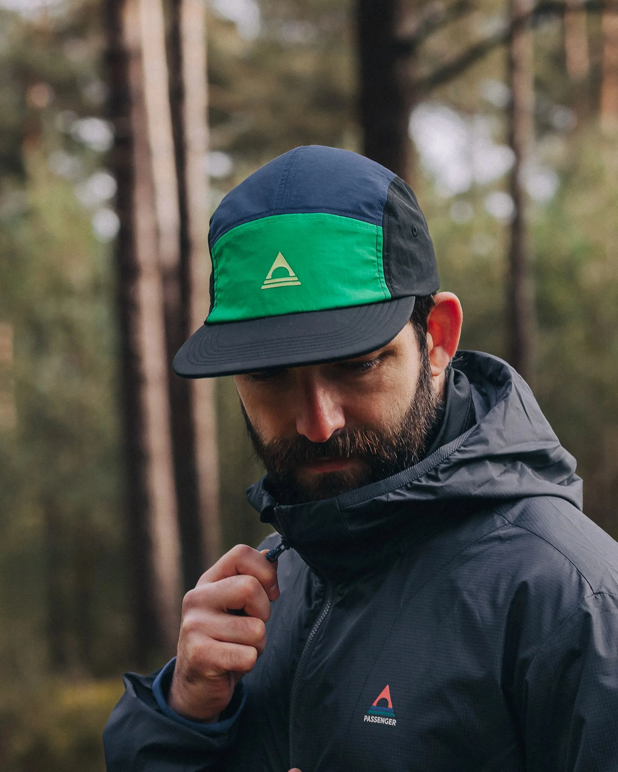 Emerge 5 Panel Trail Cap - Stem Green - Image 2