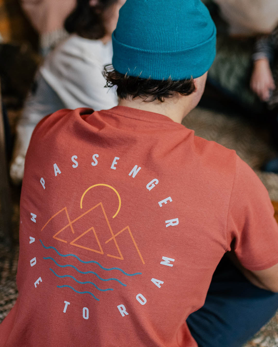 Escapism T-Shirt - Burnt Red - Image 3