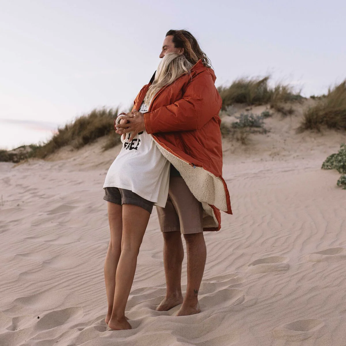 Escapism Sherpa Lined Changing Robe - Rust - Image 6