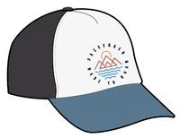 Escapism Snapback Trucker Cap - Black/Moonlight Blue - Image 5