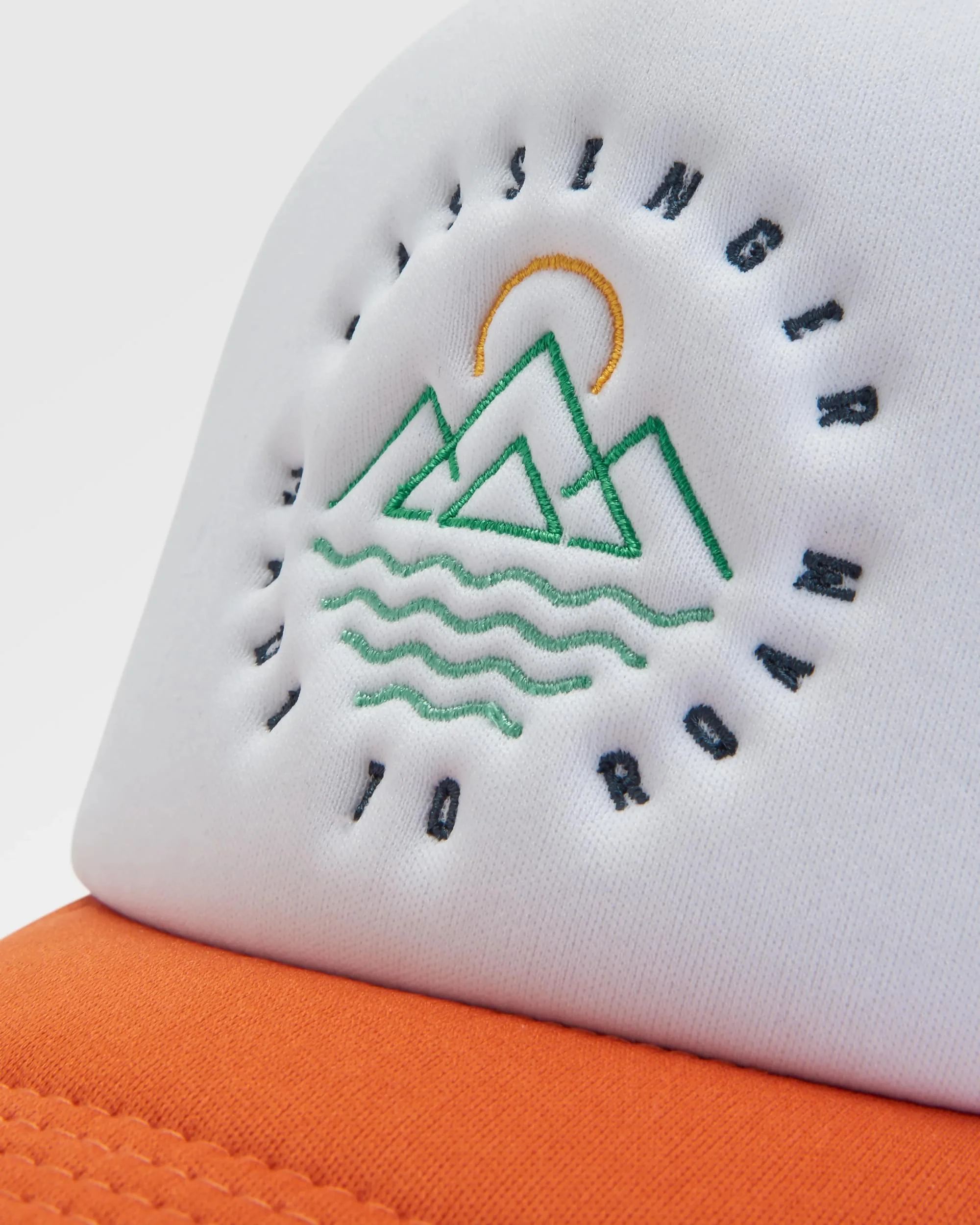 Escapism Trucker Cap - Chestnut/Sunrise Orange - Image 3