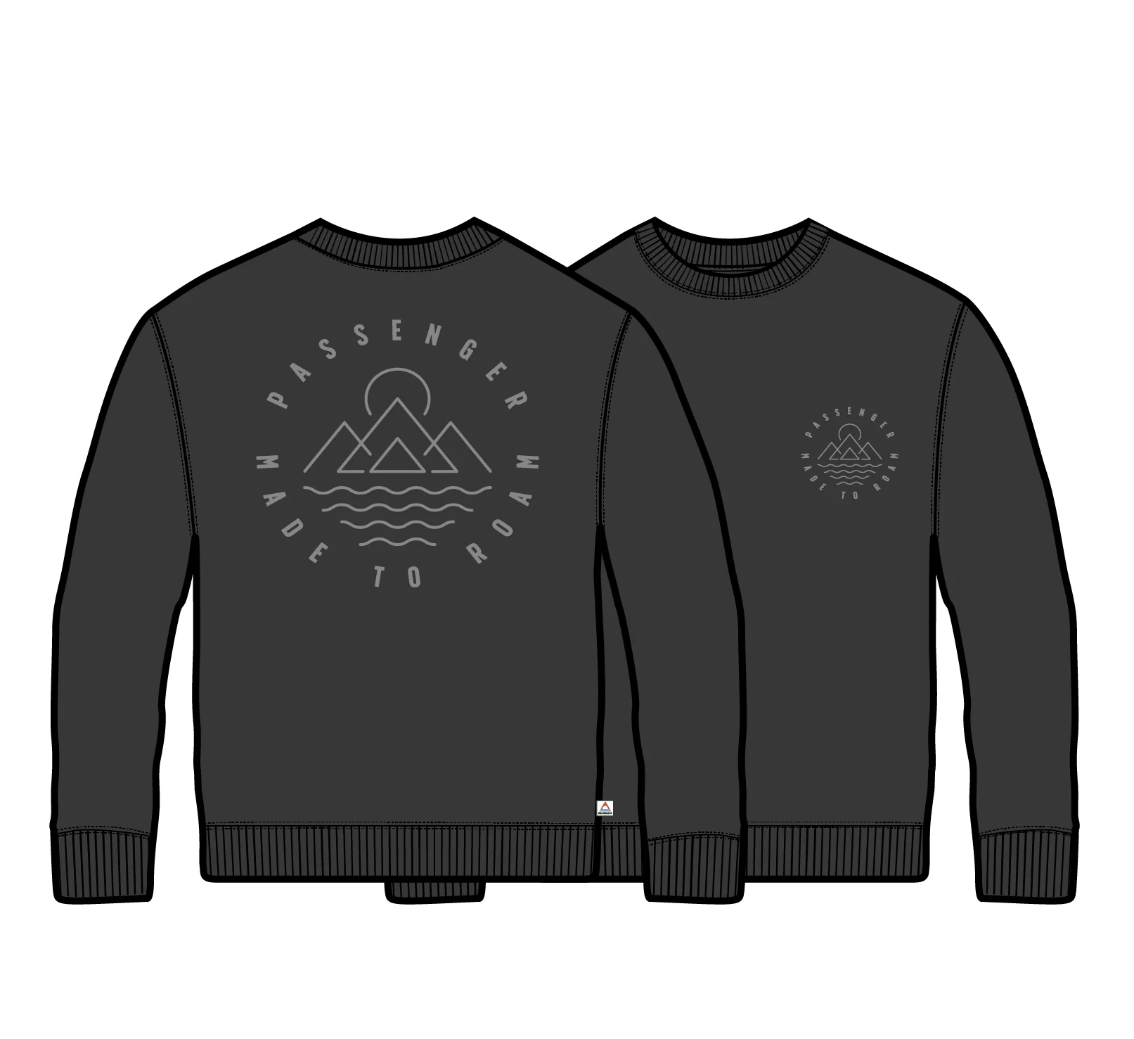 Escapism Regular Fit Sweatshirt - Black - Image 7