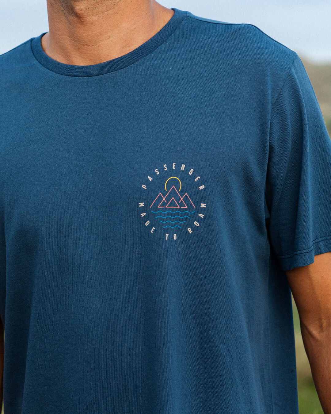 Escapism T-Shirt - Dark Denim - Image 4