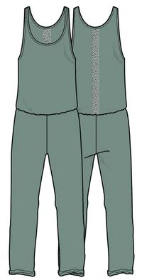 Eva Jumpsuit - Dark Ivy - Image 12