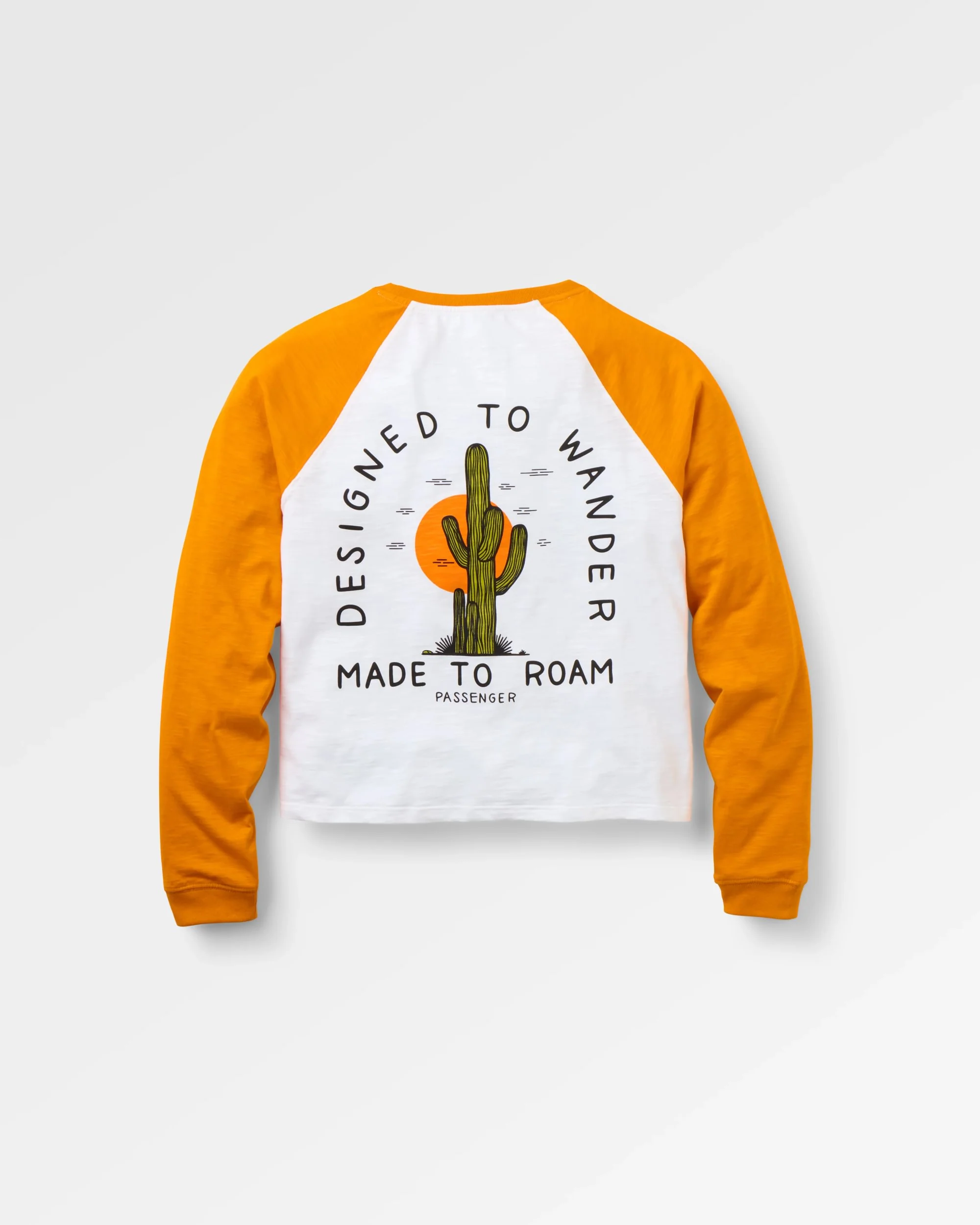 Explore LS Raglan T-Shirt - White - Image 2