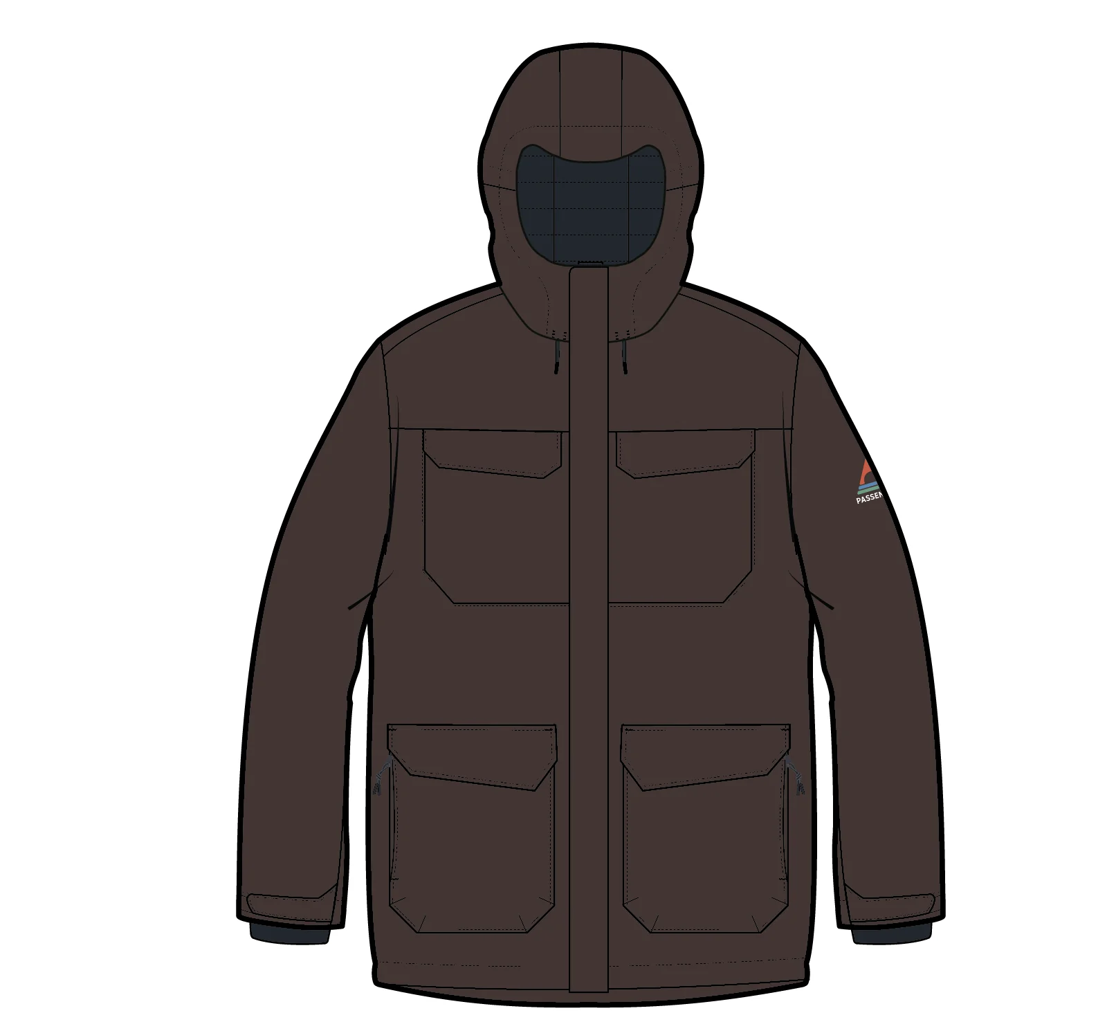 Explorer Waterproof Down Parka - Espresso - Image 12