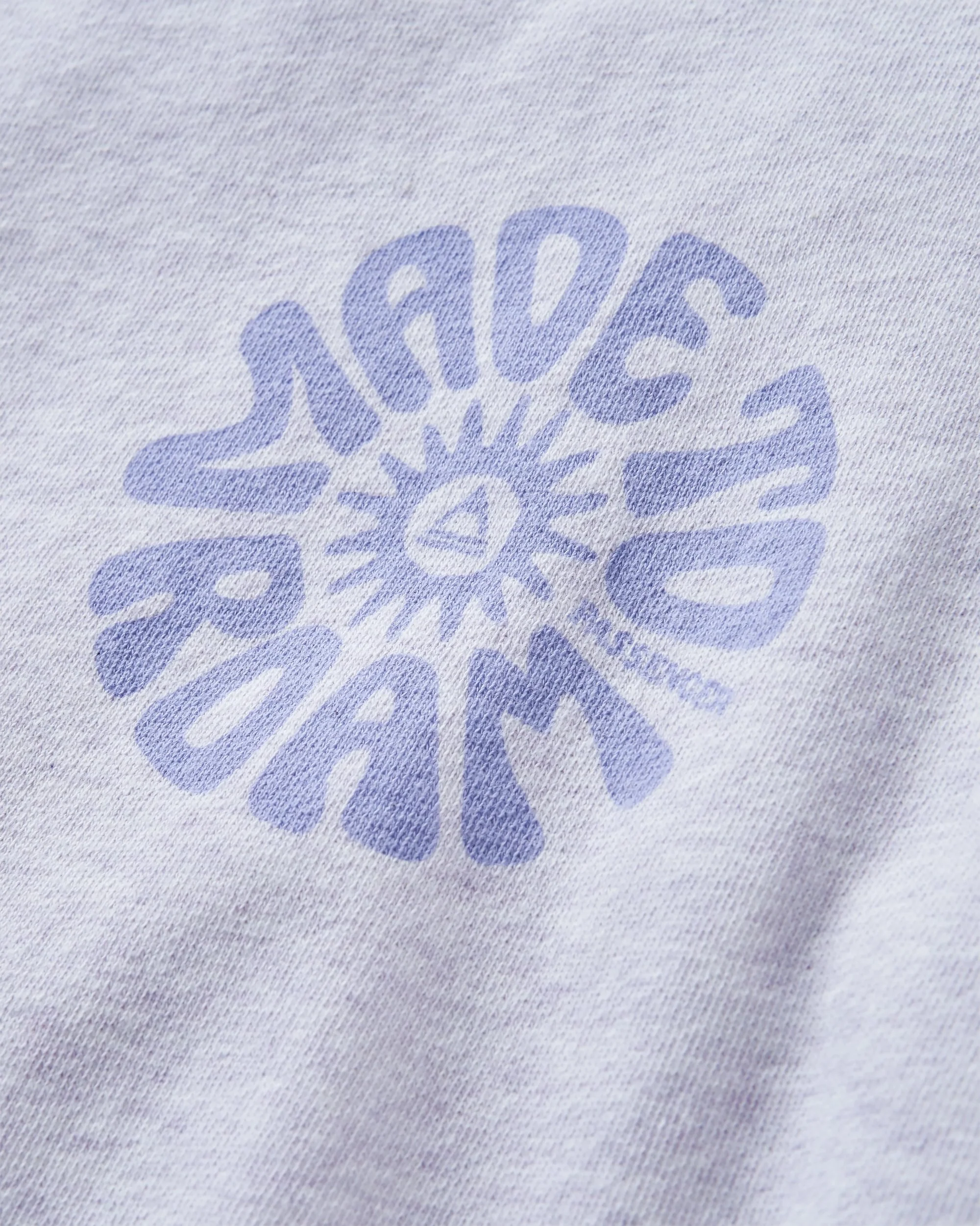 Fade Organic Cotton Sweatshirt - Lilac Mist Marl - Image 3