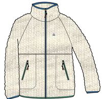 Fairbanks Full Zip Sherpa Fleece - Oatmeal - Image 10