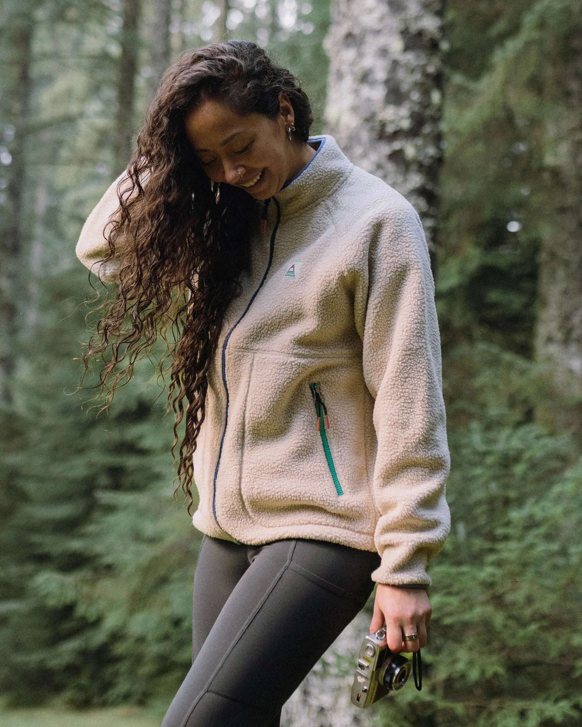 Fairbanks Full Zip Sherpa Fleece - Oatmeal - Image 4