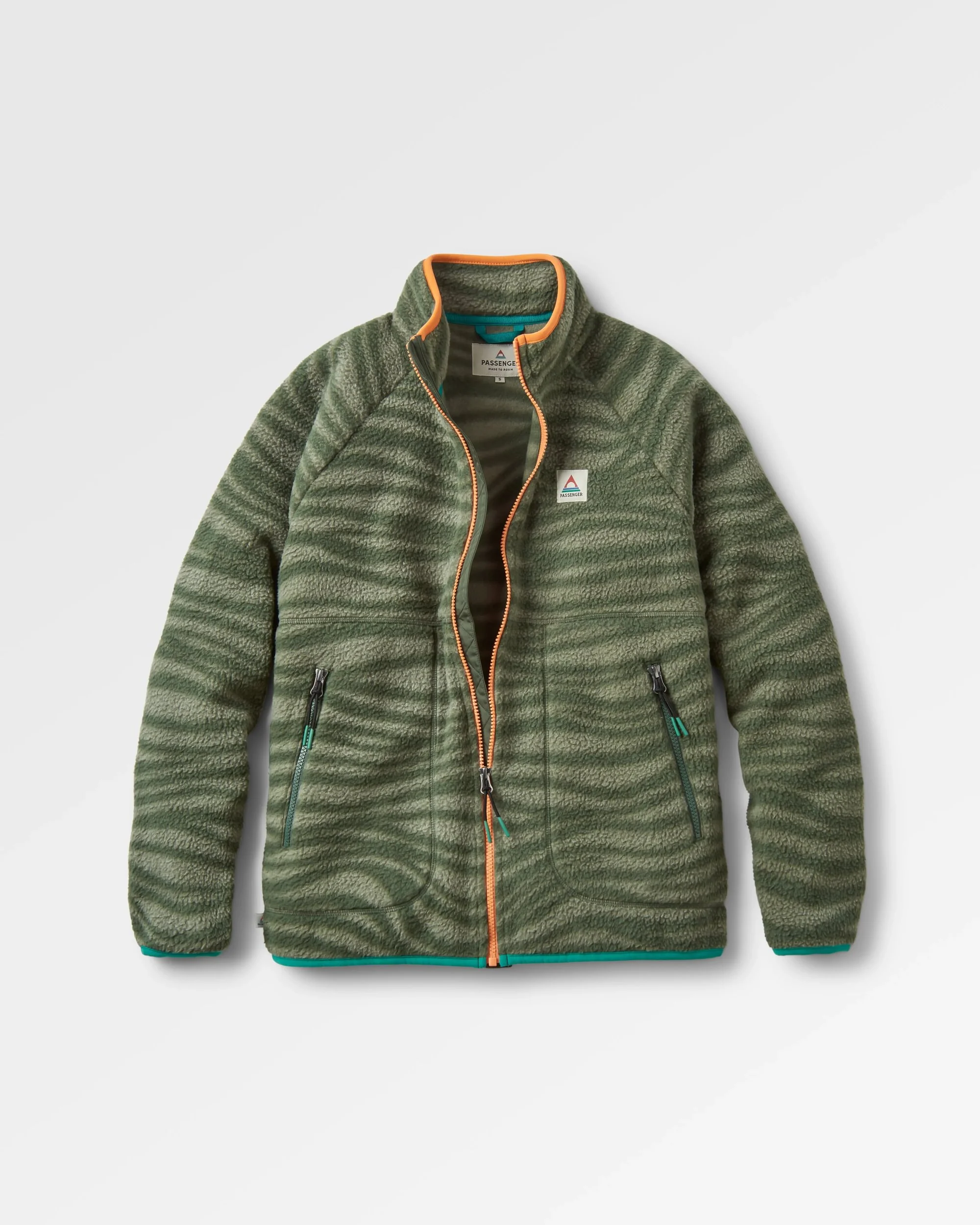 Fairbanks Full Zip Sherpa Fleece - Strata Fir Tree - Image 2