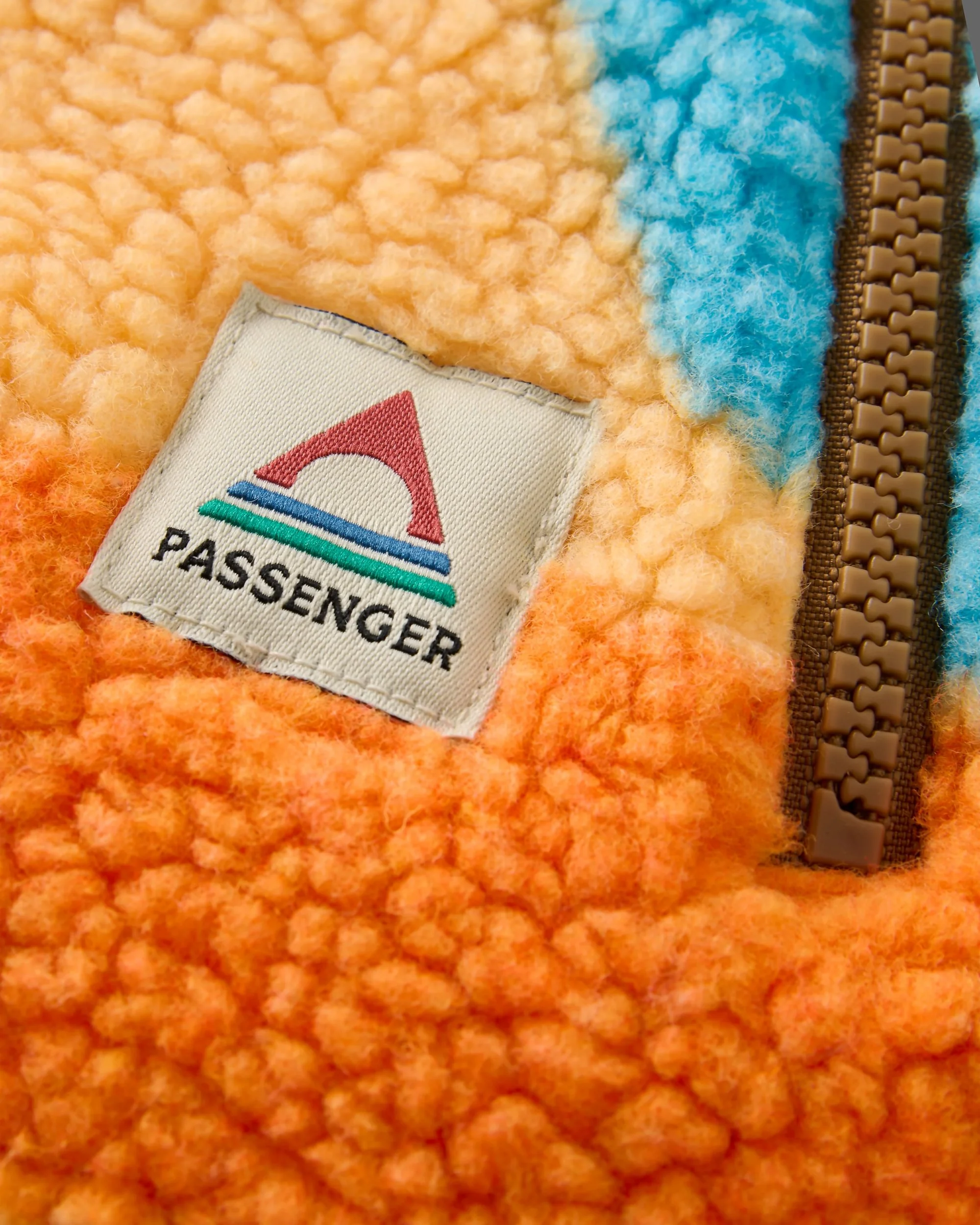 Fairbanks Full Zip Sherpa Fleece - Mountain Sunset Multi - Image 5