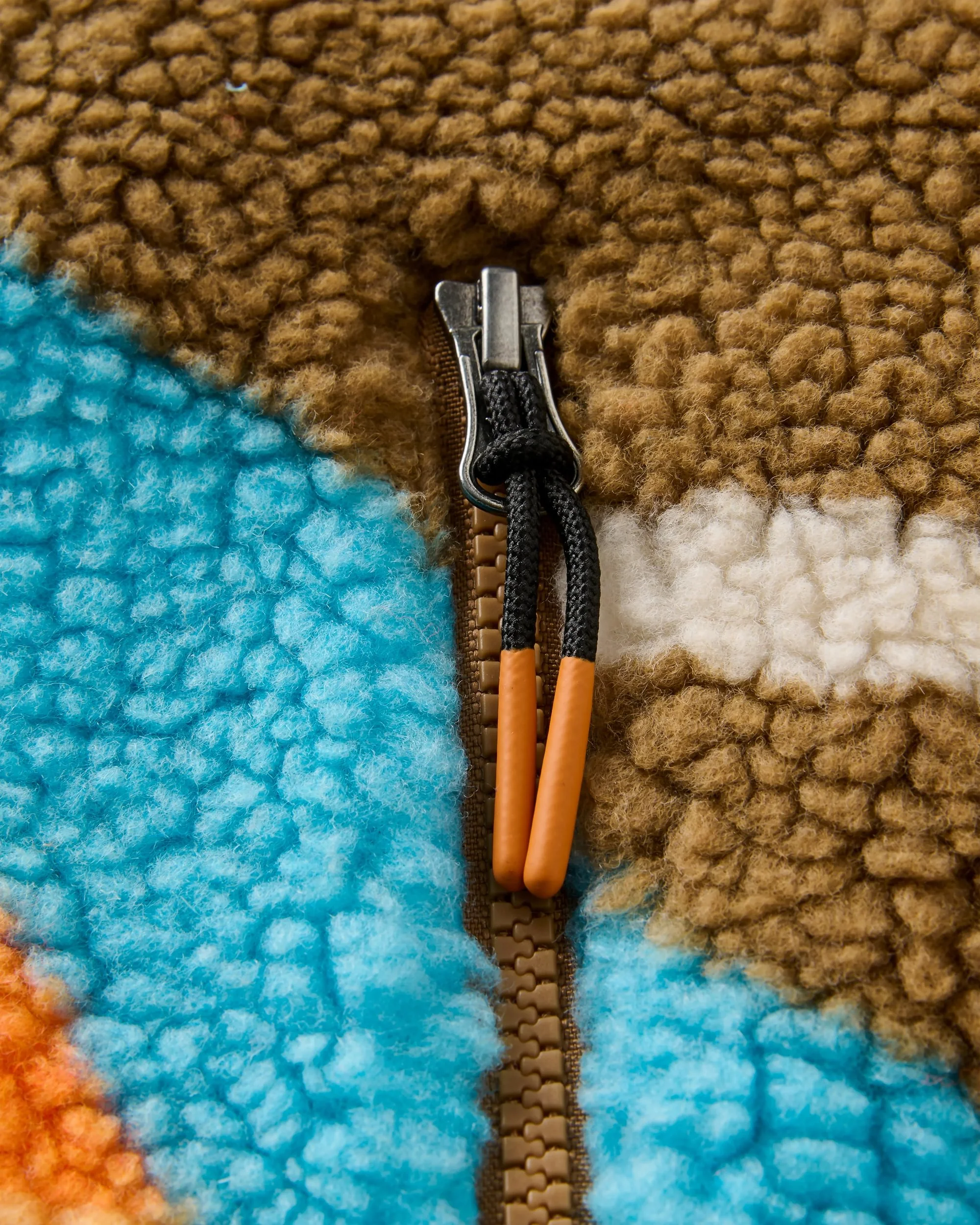Fairbanks Full Zip Sherpa Fleece - Mountain Sunset Multi - Image 6