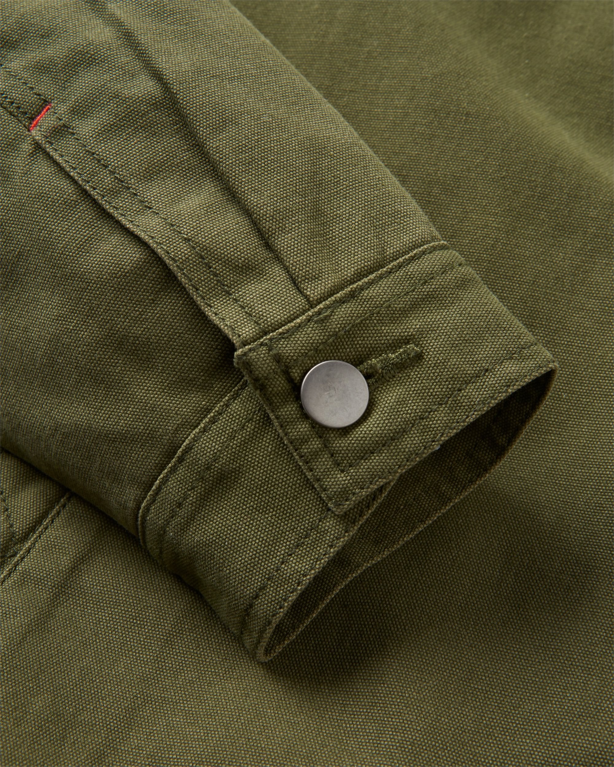 Falcon Organic Cotton Jacket - Khaki - Image 9