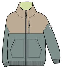 Finn Polar Fleece Lined Jacket - Pistachio - Image 6