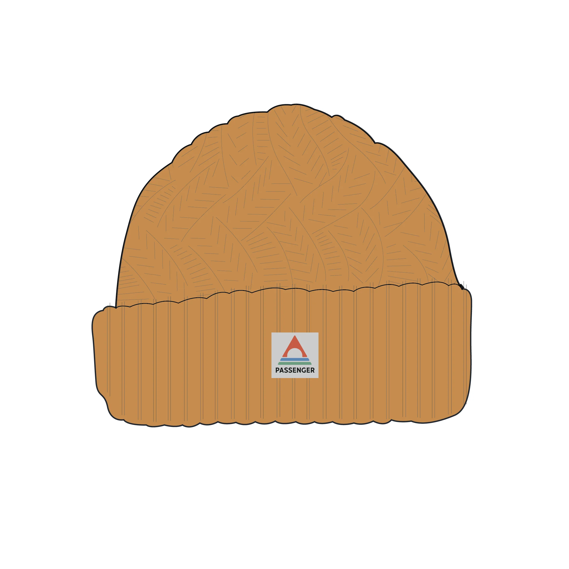 Fireside Cable Knit Beanie - Spruce Yellow - Image 5
