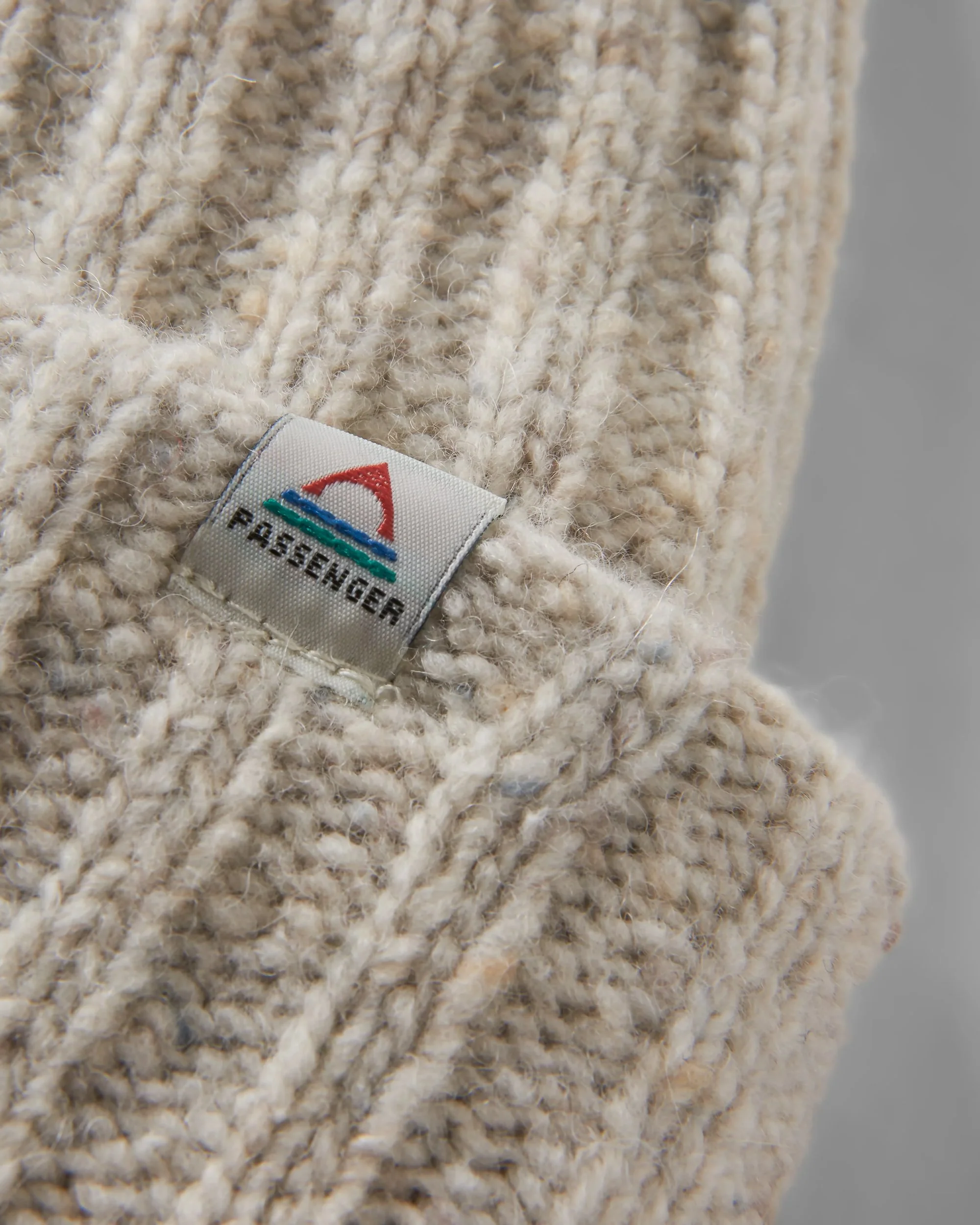 Fisherman Merino Wool Beanie - Vintage White - Image 6