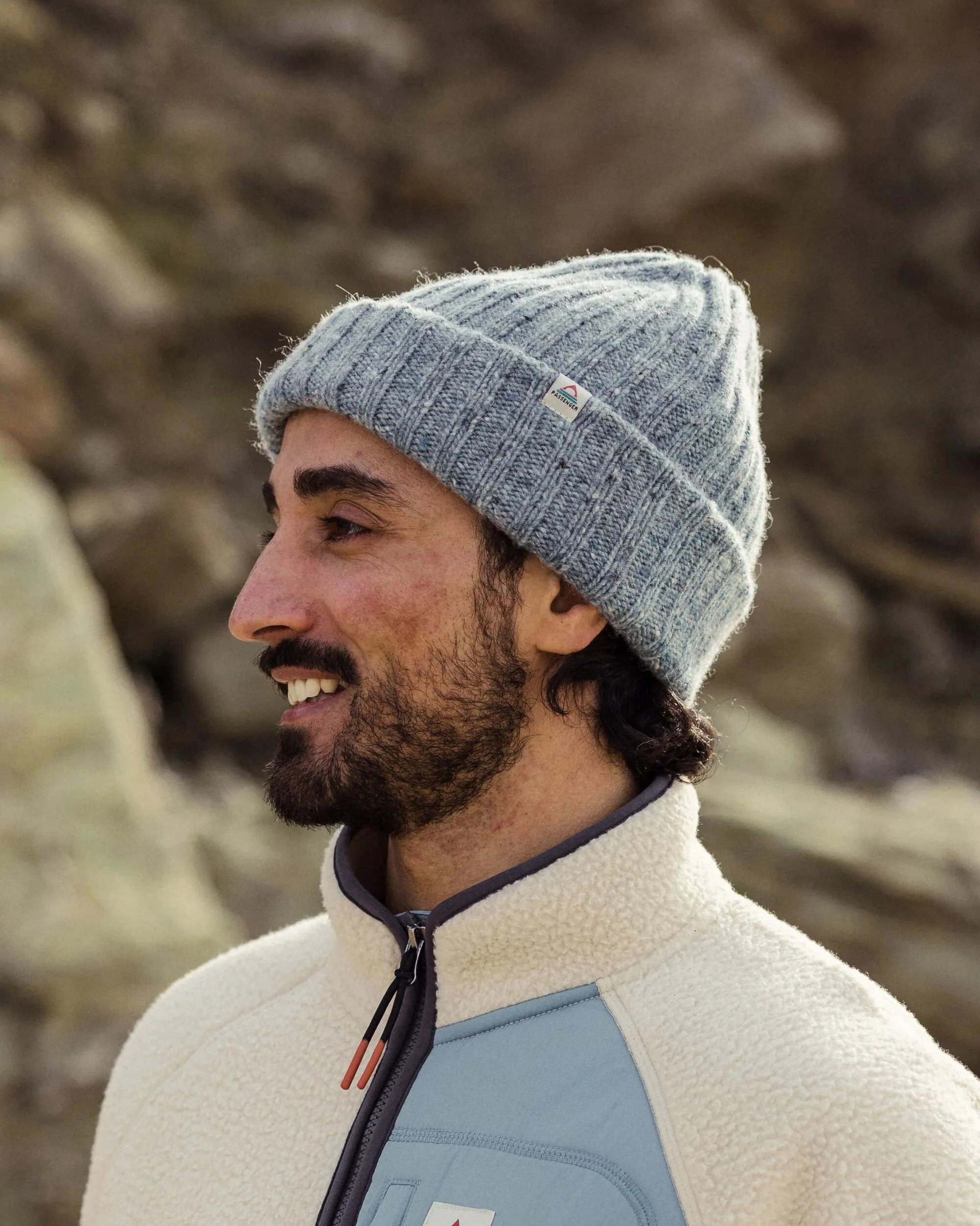 Fisherman Merino Wool Beanie - Arctic - Image 3