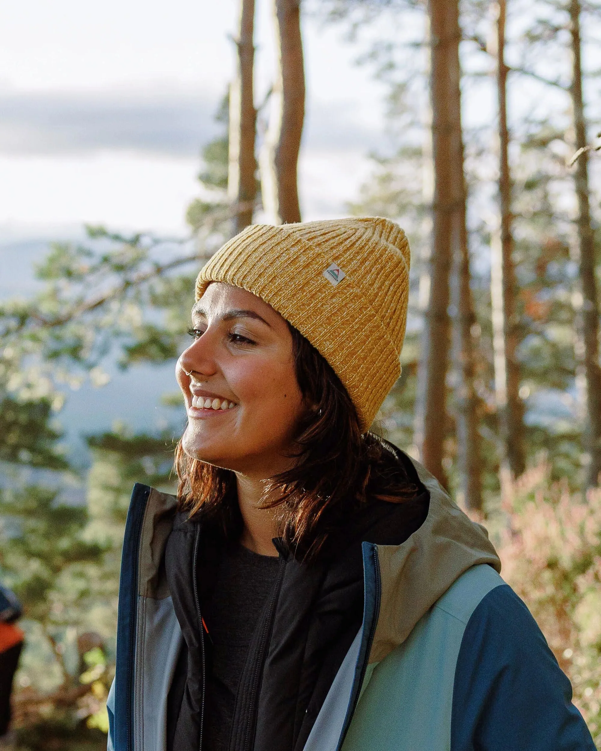 Fisherman Marl Beanie - Mustard Yellow - Image 4