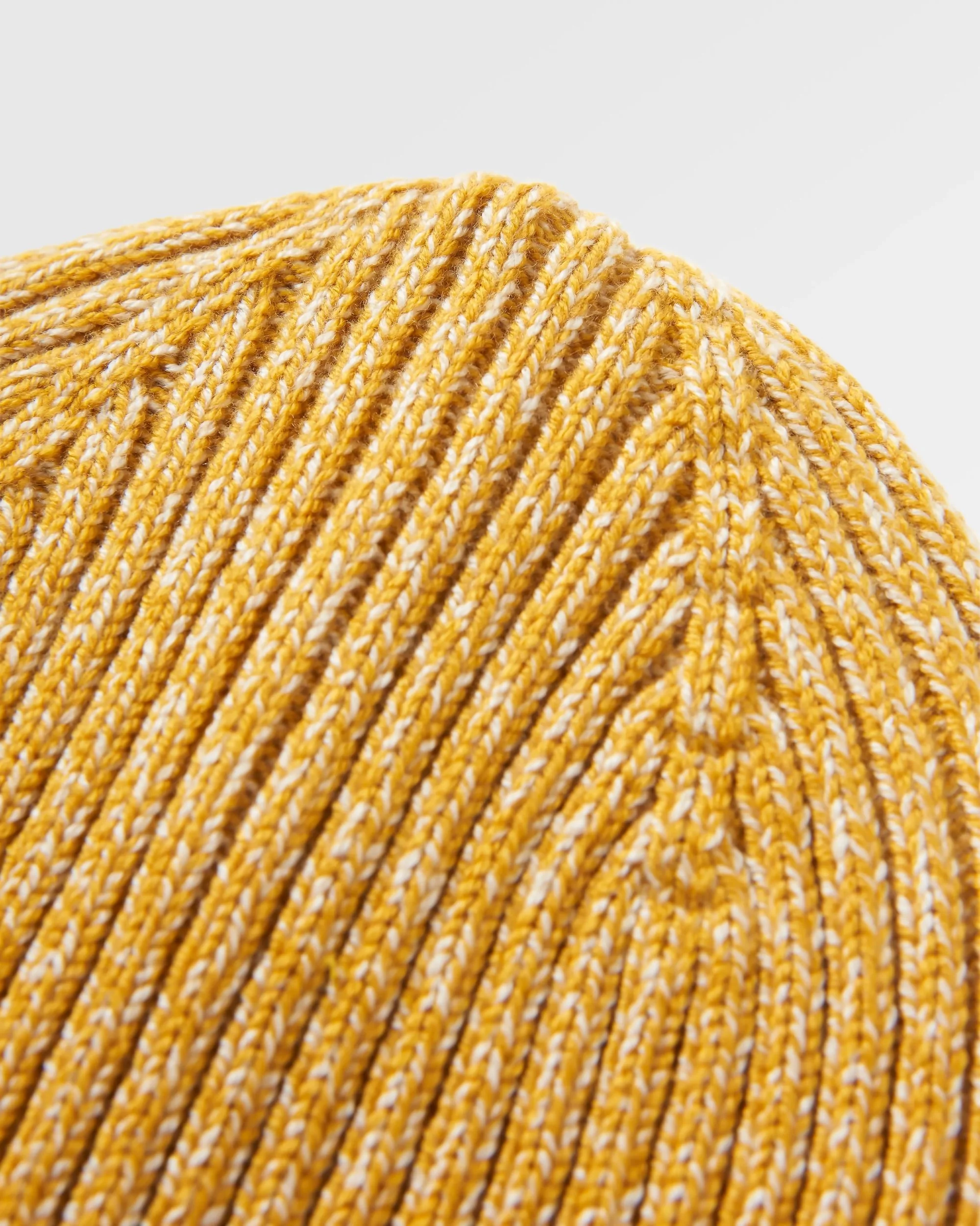 Fisherman Marl Beanie - Mustard Yellow - Image 7
