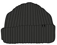 Fisherman Beanie - Charcoal - Image 4