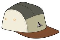 Fixie 5 Panel Cap - Apple Green Multi - Image 11