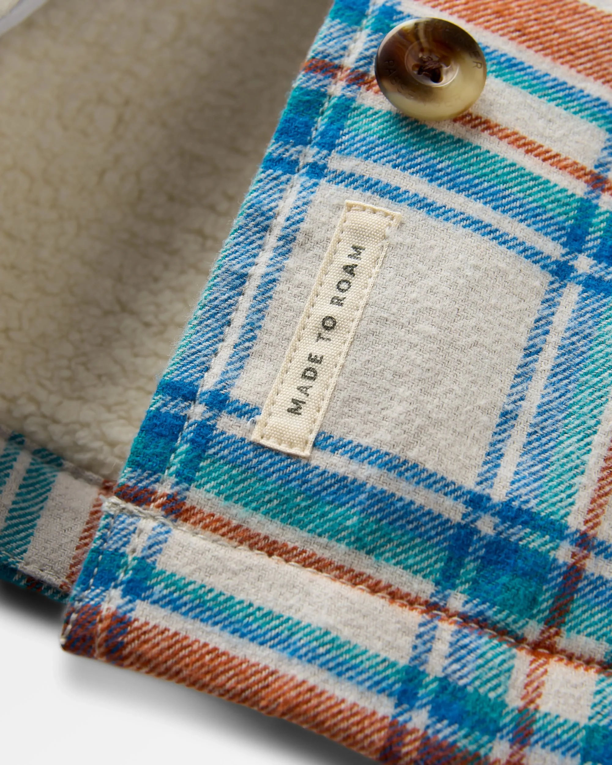 Flint Organic Cotton Overshirt - Vintage White Check - Image 7