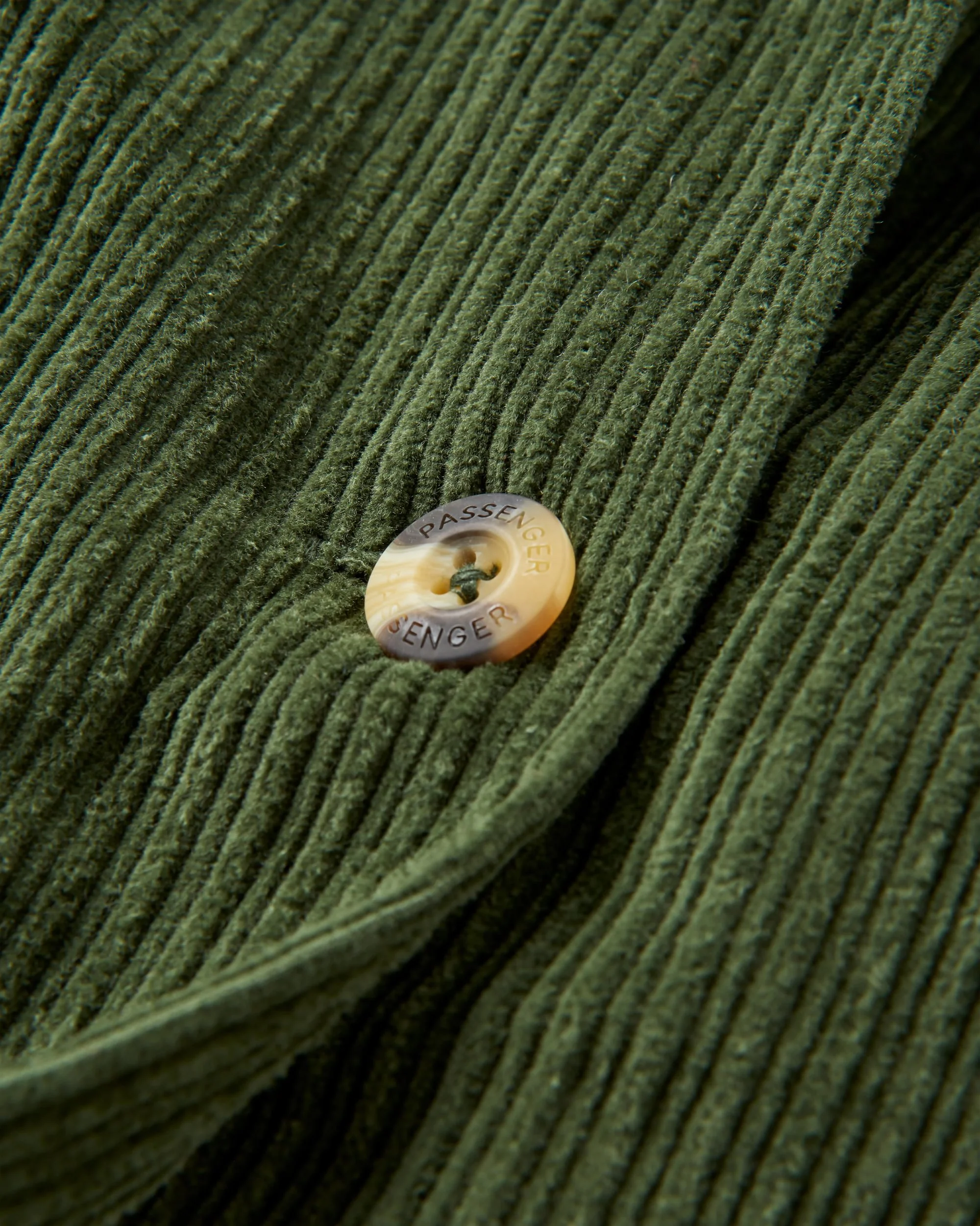 Flint Corduroy Overshirt - Fir Tree - Image 7