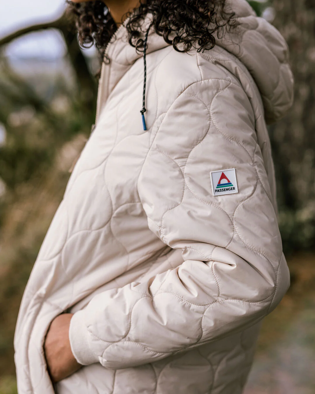 Flora Long Insulated Parka - White Pepper - Image 6