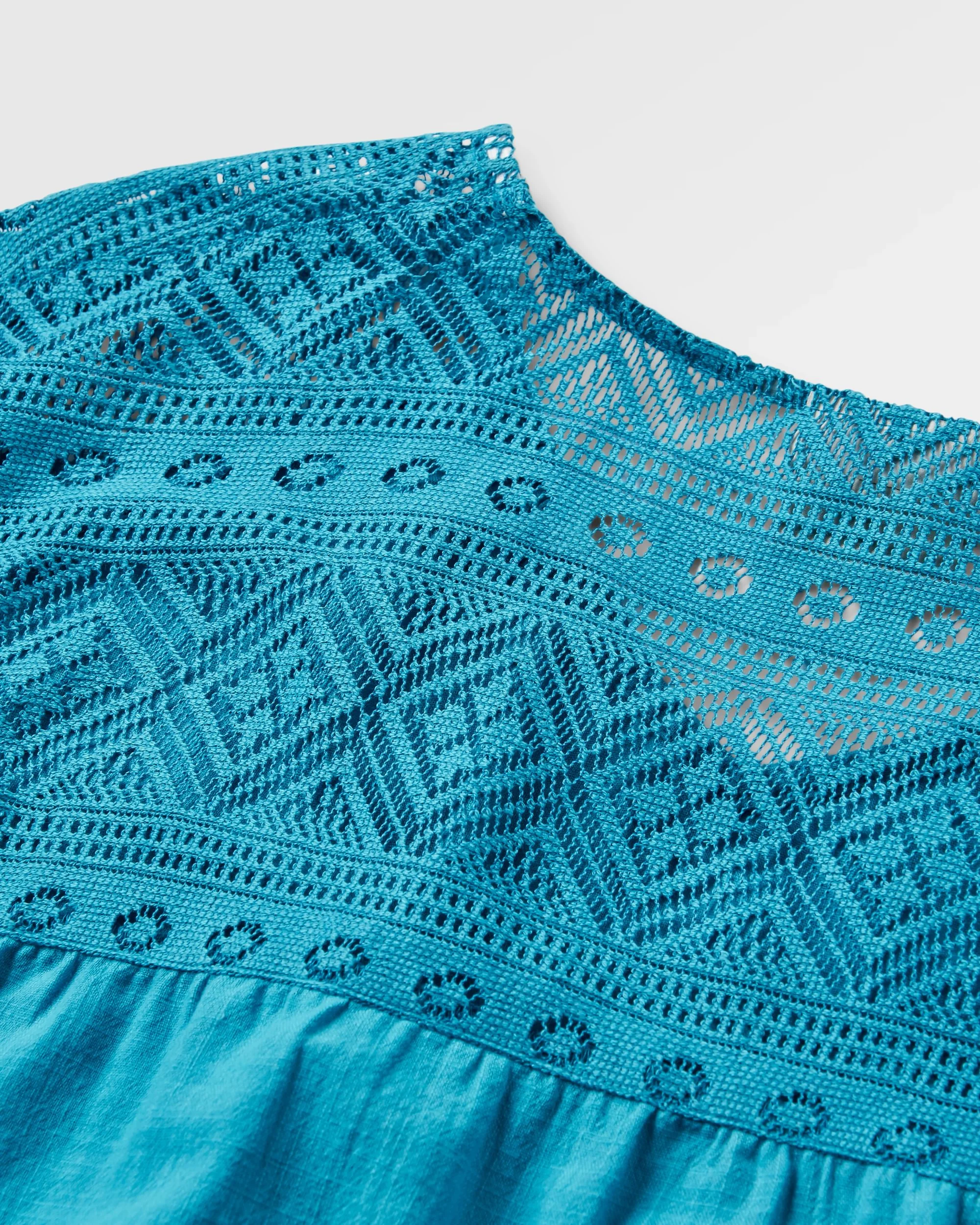 Flurry LS Woven Top - Bluejay - Image 3
