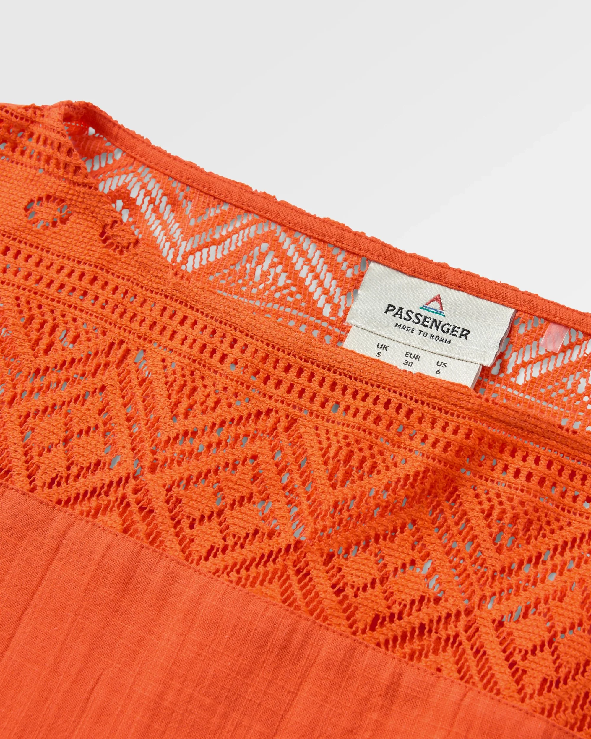 Flurry Woven Top - Ember Orange - Image 5