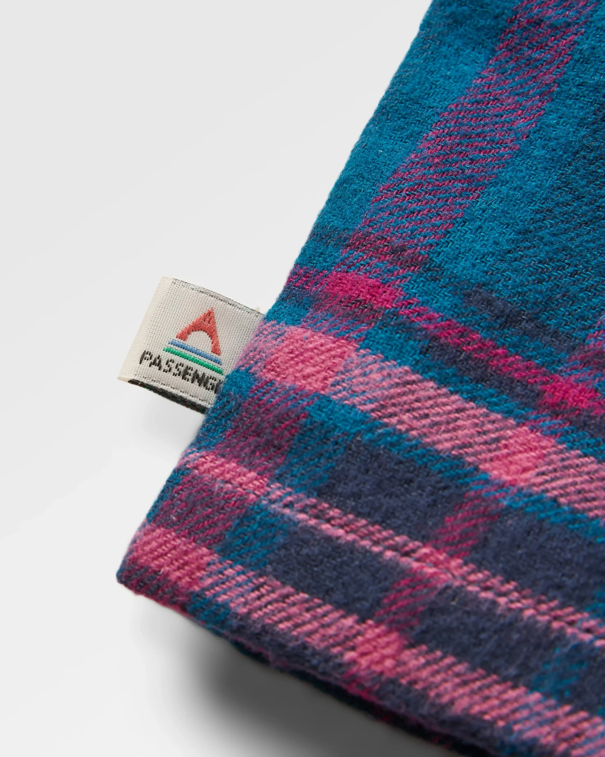 Flurry Woven Top - Tidal Blue/Wild Berry Check - Image 5