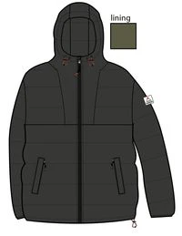 Flynn Insulated Jacket - Black - Image 11