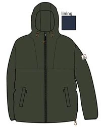 Flynn Insulated Jacket - Fir Tree - Image 11