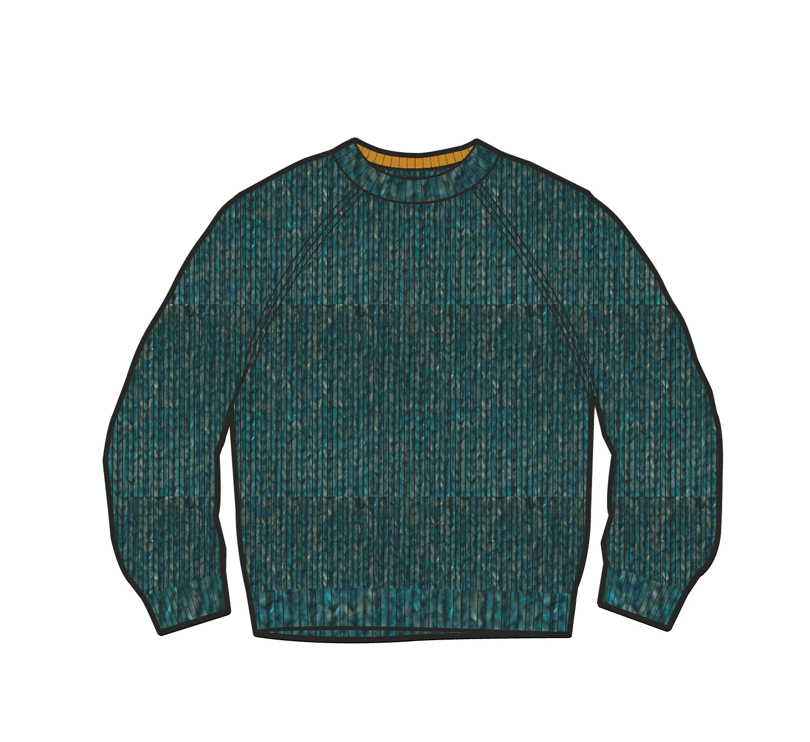 Fog Knitted Jumper - Mediterranean - Image 5