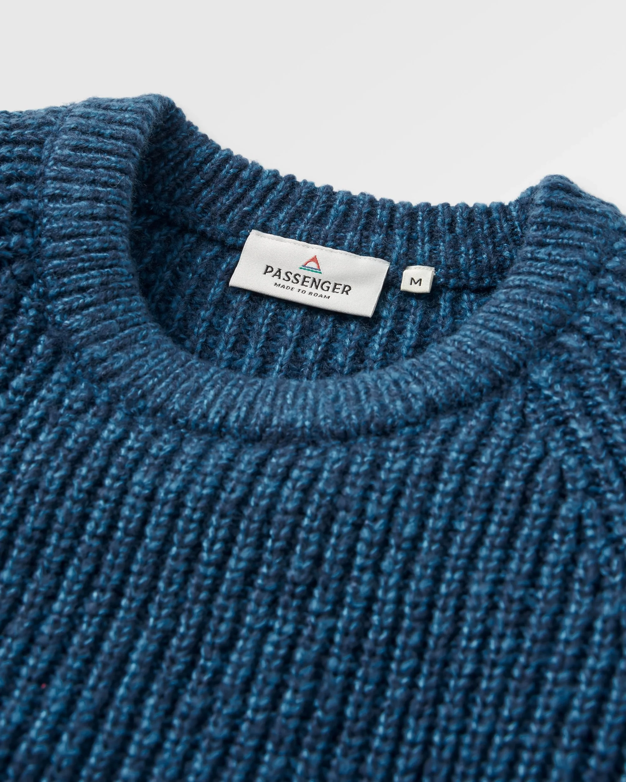 Fog Knitted Jumper - Rich Navy - Image 6