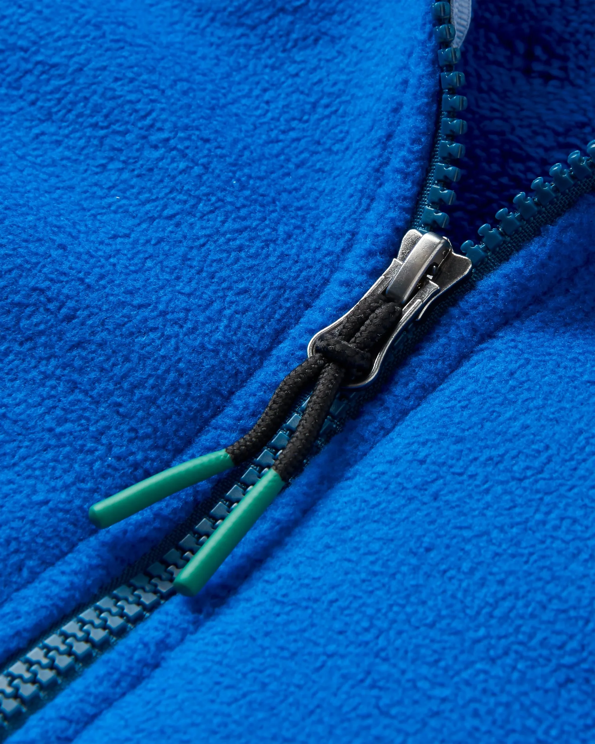 Folksy Sherpa Fleece - Azure Blue - Image 6