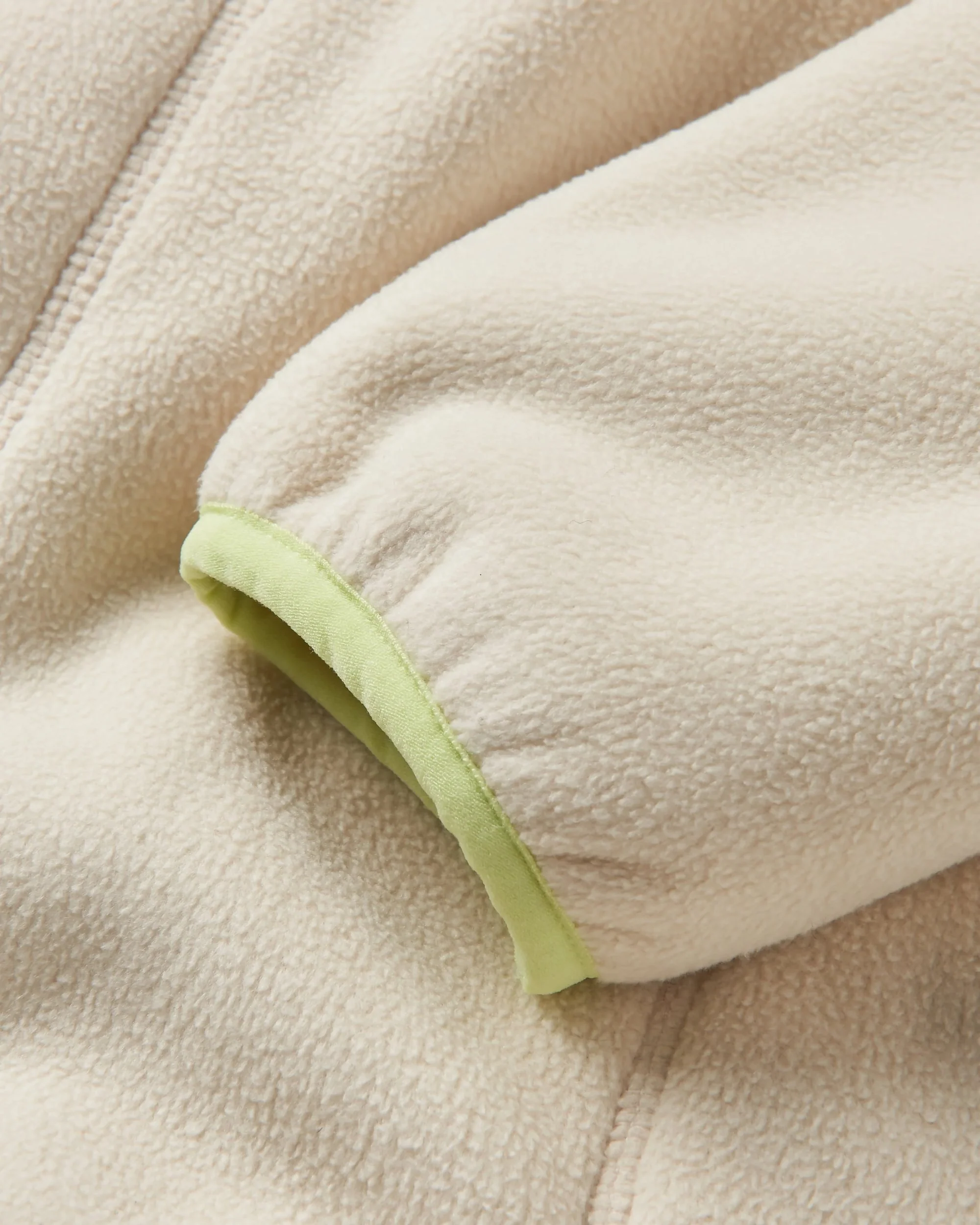 Folksy Sherpa Fleece - Oat - Image 7