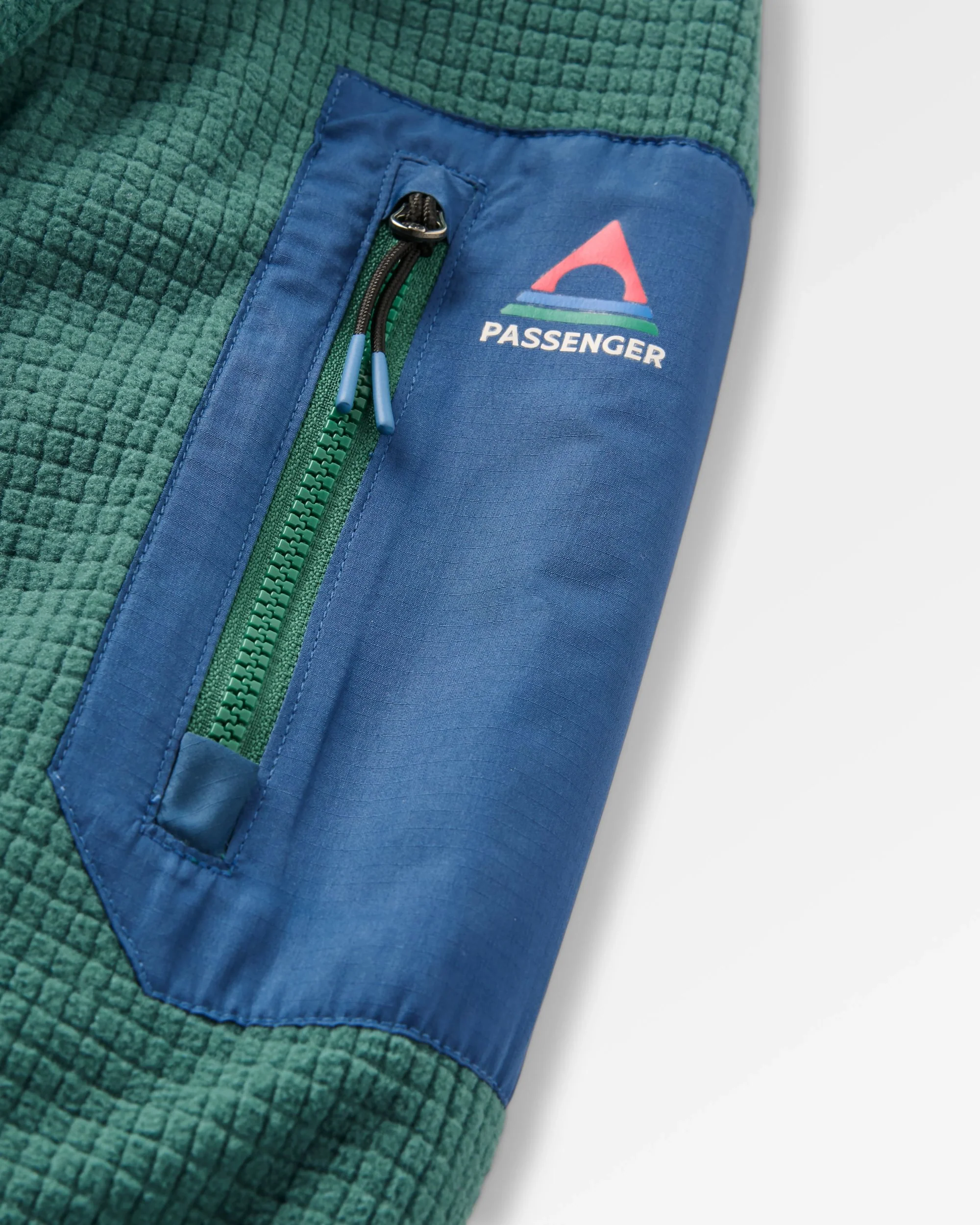 Forestscape Grid Fleece Crew - Deep Ocean - Image 3