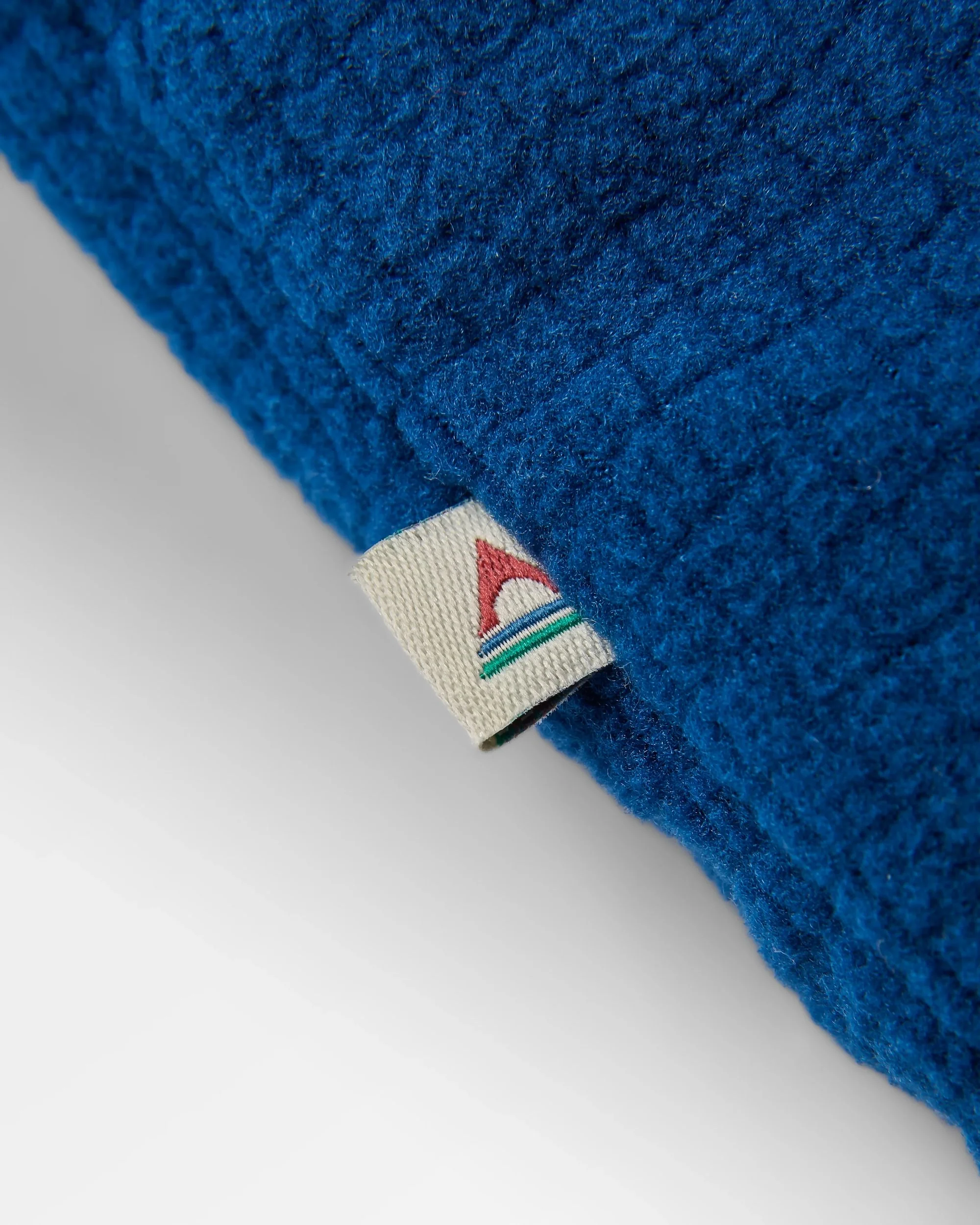 Forestscape Grid Fleece Hoodie - Blue Navy - Image 6