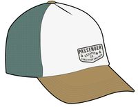 Forge Snapback Trucker Cap - Mustard Tricolour - Image 6