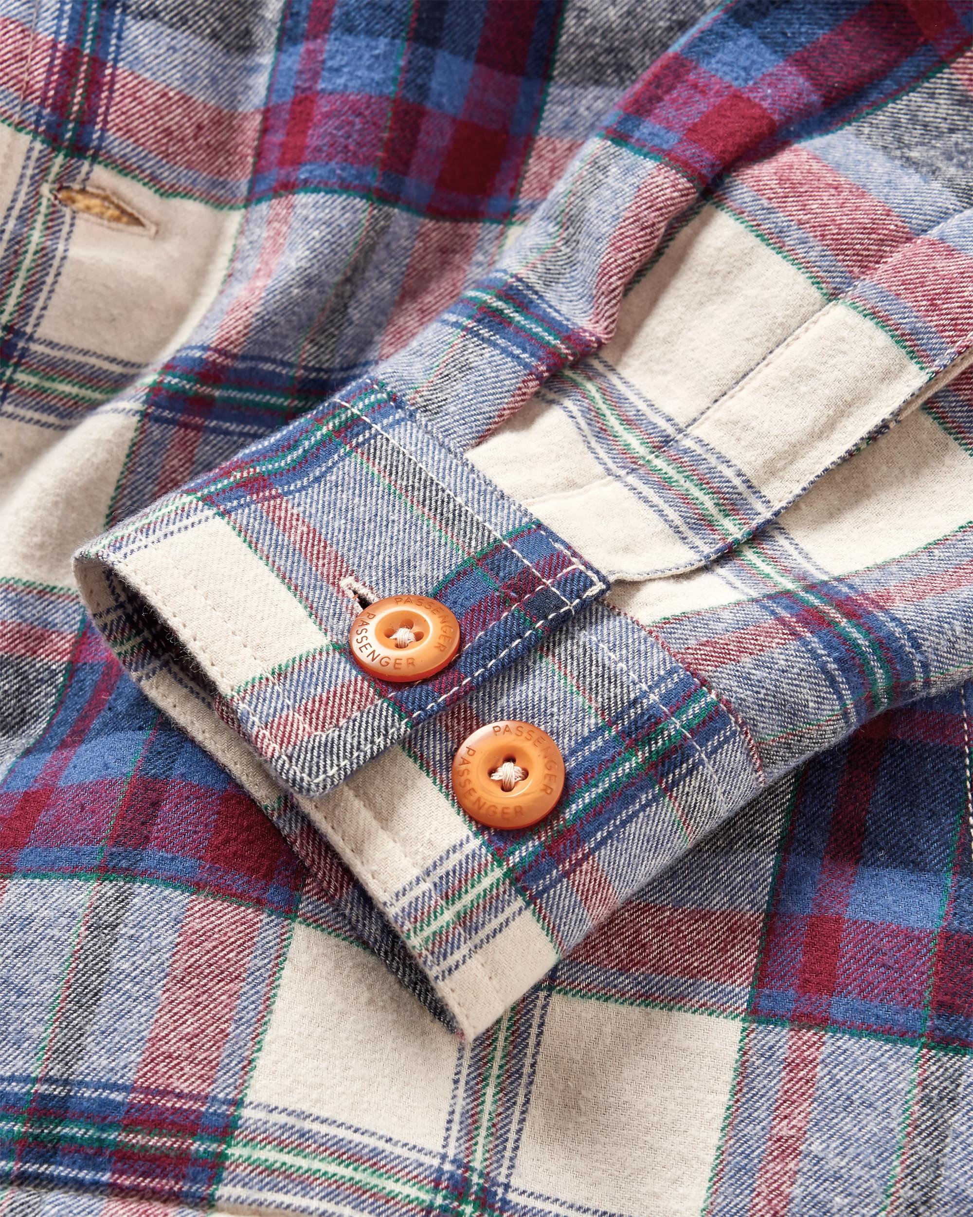 Freestyle Sherpa-Lined Overshirt - Vintage White - Image 11