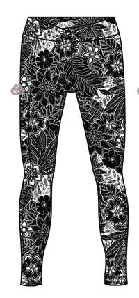 Fresh Air Leggings - Black Floral - Image 8